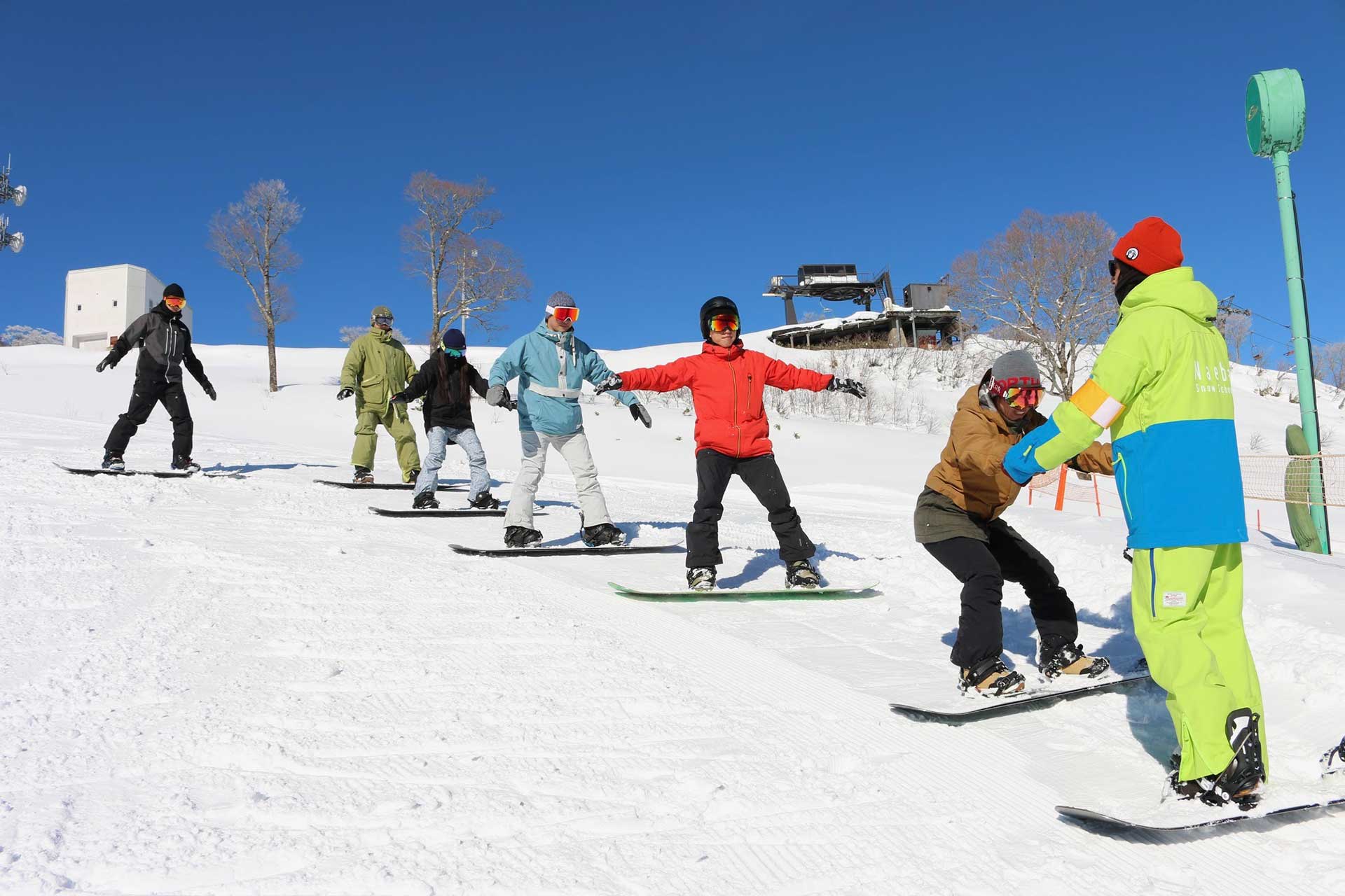 スノーボード一般レッスン 苗場スノースクール