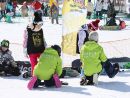 スノーボード　バンブージュニアレッスン